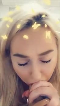 My ex suck my dick - Snapchat Porn