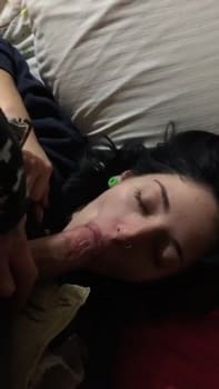 He loves my deep throat - Periscope Porn