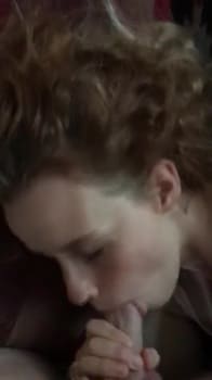 Whatsapp girl gave sloppy head and got her ass fucke