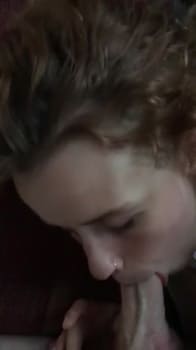 Whatsapp girl gave sloppy head and got her ass fucke