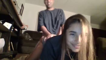 He’s Not Over Here To Watch TV With White Thottie - Periscope Porn