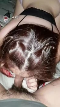 Smoking Periscope girlfriend deepthroat and cum swallow in the fitting room