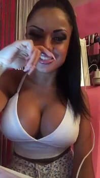 She Couldn't Stop Moaning and Squirting During Rough Anal - Skype Porn