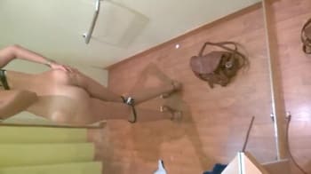 Blonde chick with huge boobs masturbates and gets her cunt fucked with black dick - Periscope Porn