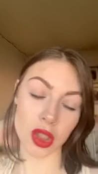 Swallowing that BIG WHITE COCK - Periscope Girls