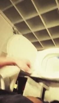 pulls up my miniskirt to cum on my satin thong - Periscope Porn