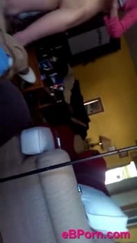 Morning Chatroulette blowjob and deep throat to my stepbrother