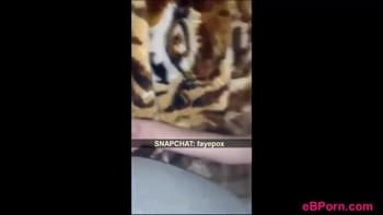 SEXY LATINA TITTY GRABBING SLOPPY BLOWJOB - Snapchat Porn