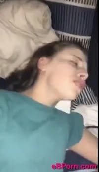 Step-Sister gets Chatroulette creampied by accident but she wants more