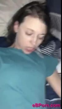 Step-Sister gets Chatroulette creampied by accident but she wants more