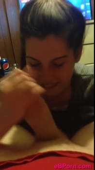 Licking Patreon Pussy on the Dinner Table Deep Finger and Orgasm