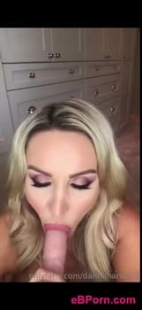 Blow job on Tiktok sex in kitchen area - Tiktok Porn