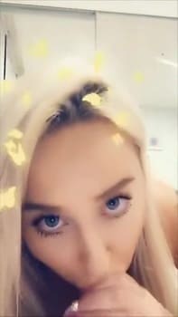 Tiktok Blonde Rides Dick And Gets Her Pussy Filled With Cum