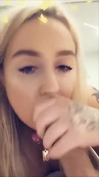 Tiktok Blonde Rides Dick And Gets Her Pussy Filled With Cum