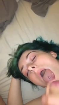 SWEET Skype BLOWJOB AND CUM IN MOUTH