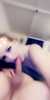 Blonde Whatsapp Teen twerks on his thick cock while riding reverse cowgirl