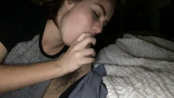 Letting her take care of my hard cock - Tinder Sex