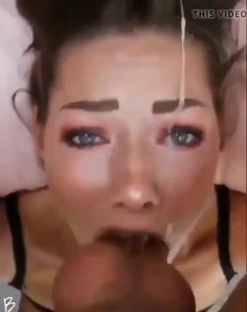 My Stepsister Let Me Chatroulette Cum on Her Face