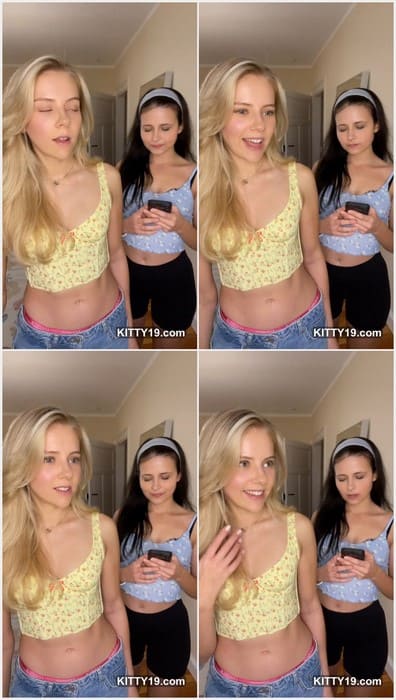 Teen Onlyfans model Sweetest Claire with lesbian GF