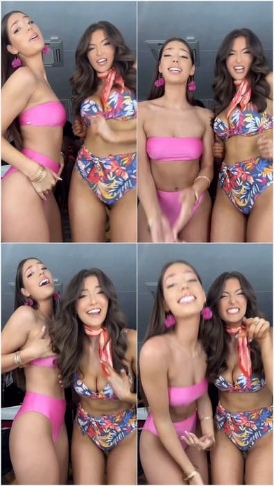 Instagram Rachel Pizzolato with GF - Dancing, hot and young tits, bounce ass, very funny and beauty girls.