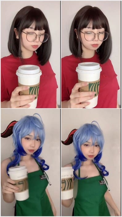 Hakao San nude leak video with starbucks cosplay model. She is ready for asshole fucking now! Download it.