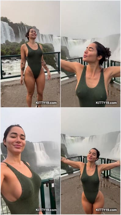 Bruna Luccas onlyfans full video posing in bikini on the public. Sexy boobs, hot ass and big mouth for big cock! WOW!