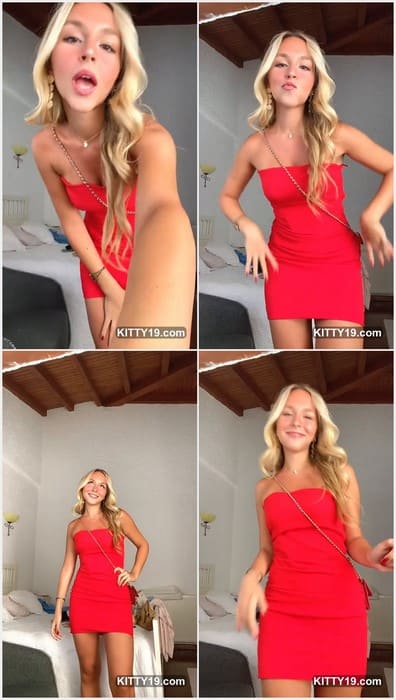 Ela Ersezgin sexy model with long legs posing in pantyhose and red tight dress for you! Download it video now and enjoy!