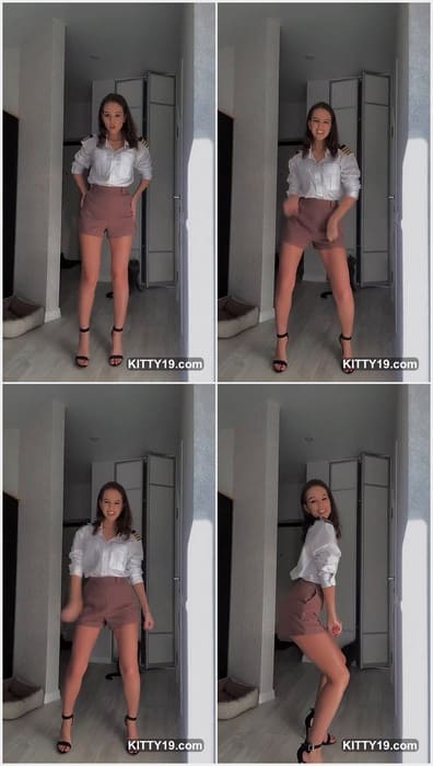 Kris Kaufman teenager girl in sexy mini pants. Download it video and enjoy buddy.