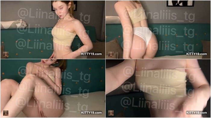 Liinaliiis pussy in dirty panties. Without lingerie with naked boobs posing on full 153mb leaked video! Download it.