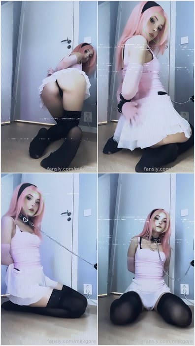 MilkGore real name - Her real name is Hanna Wullum. Beauty and hot cosplay model with perfect ass and young sweet pussy lips.