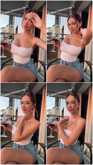 Su Yeloglu tiktok sexy model with perfect tits in hot t-short. Her titty nipples so hot and beauty! Download it now buddy.