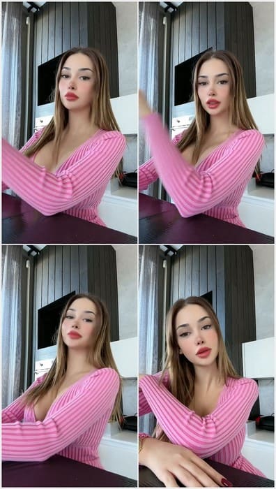 Su Yeloglu tiktok leak video with sexy tits in tight t-short. Her beauty face and lips waiting your dick!