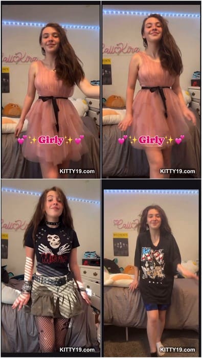 Cali Kira tiktok leaked video with incredible hot legs in mini skirt. Beauty and cute actress and star! Get her now.