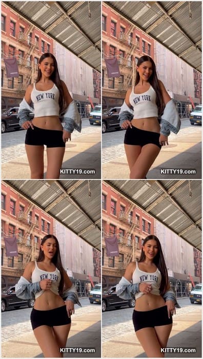 Noriella nude babe posing in New York. Beauty and hot legs with sexy mouth and face on leaked video for fans! Download it.