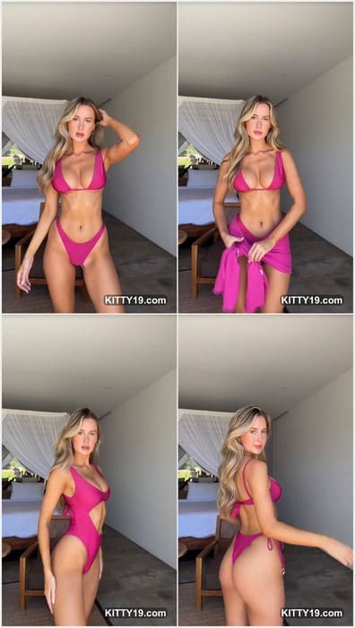 Emily Venz bikini lover model with hot boobs and pussy in dirty pink panties! Download it leak now and enjoy.