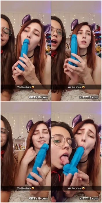 Petitenikole nude young girl with her better girl! Two girls sucking sextoy after sucking real cock! Download it full.
