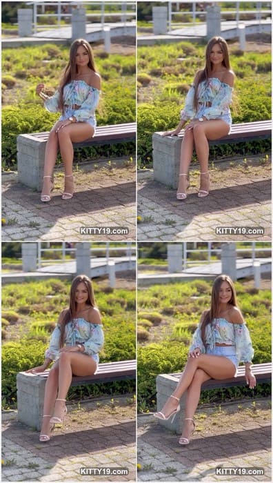 Sy.lwiaaa leaked video with hot polish model and her sexy young legs! Beauty and hot girl posing in park for fans without panties.