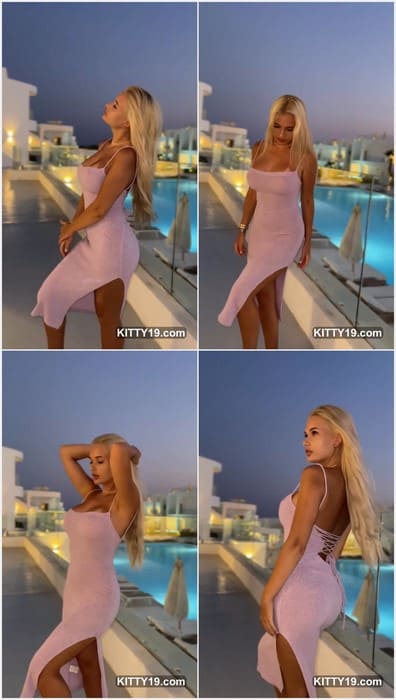 Alina Ignatova instagram arches subtly, cleavage bold, lips parted—her body begs to be looked at, touched.