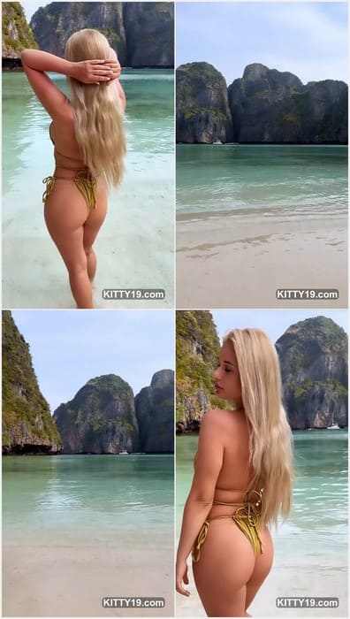 Alina Ignatova’s boobs and breasts press against thin fabric—every inch of her figure begging for attention.