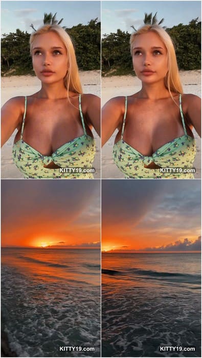 Alinaaignatova boyfriend and her faces the camera calmly, her youthful face, gentle neckline, and defined waist shaping her feminine appeal.