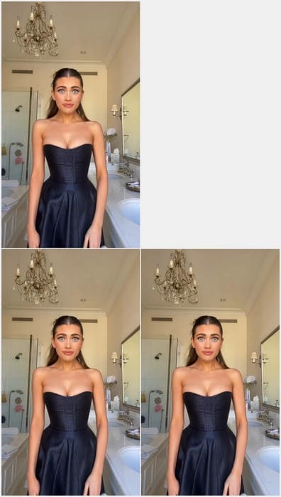 Amelie Zilber hot tiktok and instagram star posing without bra and panties. Beauty and sexy girl on full leaked video!