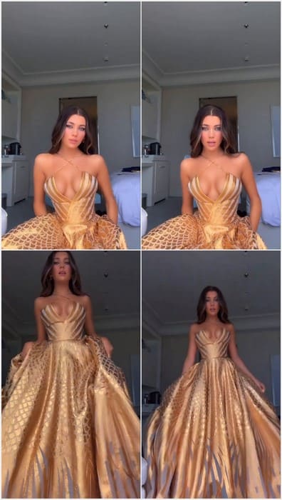 Amelie Zilber topless in bra and she is hot and sexy model from Instagram and Tiktok. Download it now and enjoy!