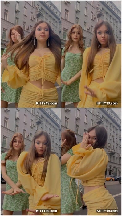 Iiiiambeautiful naked model with her Russian girl. Two hot young girls dancing without panties for you and your money!