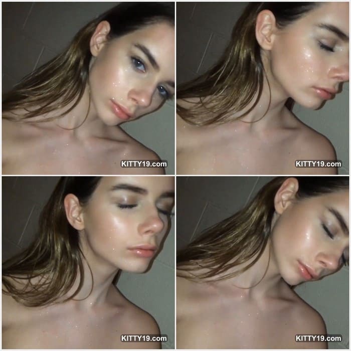 Joanna Kuchta nude stuns with porcelain skin, icy blonde hair, and feline eyes — a modern-day muse wrapped in '90s supermodel energy.