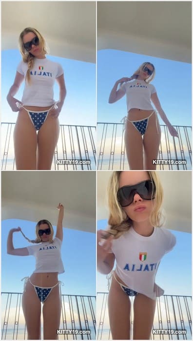 Joanna Kuchta xxx pairs platinum blonde waves with arched brows and dewy skin, creating a soft-yet-bold, doll-like allure.