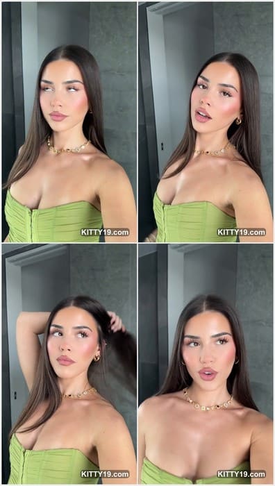 Leah Halton nude sexy face and lips posing on leaked video in sexy t-short. Her beauty natural tits need your hand and cock now! WOW!