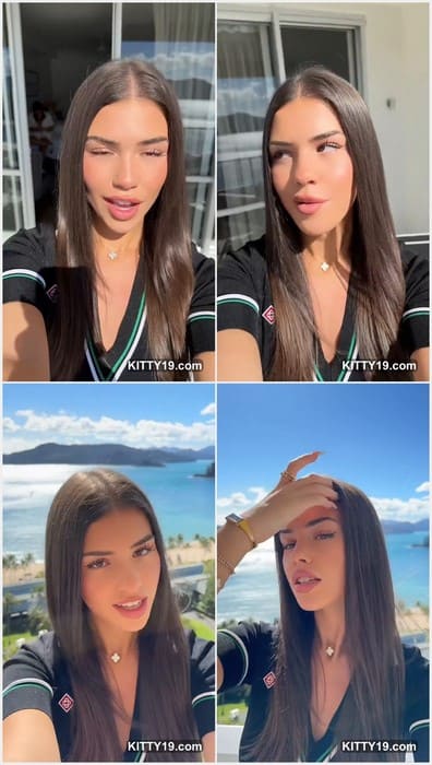 Sexy Leah Halton onlyfans and tiktok star posing with beauty smile and mouth. She is perfect girl! Download it video for free.