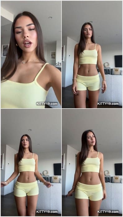 Leah Halton leak video with cameltoe view! Wow, her pussy lips so hot and wet now. Download it and lick her pussy buddy.