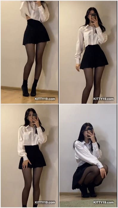 Quincymood onlyfans model posing in short skirt without her dirty panties. Her pussy after long and hot masturbation. Check it now!