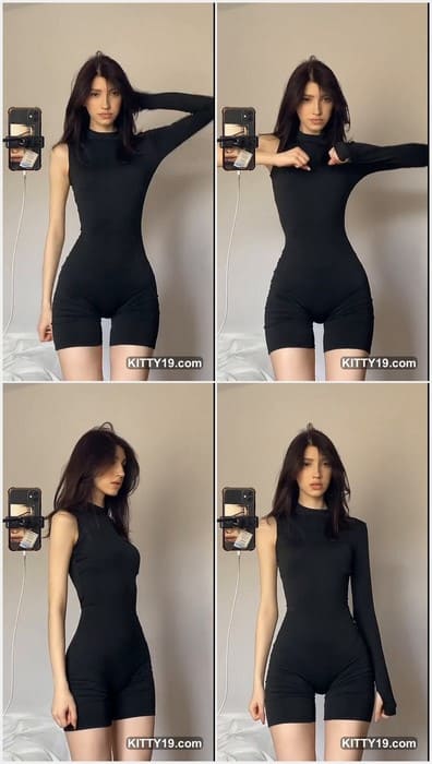 Quincymood sexy influencer and instagram star posing in tight pants and sexy t-short. Her small tits with hard titty nipples ready for sex.